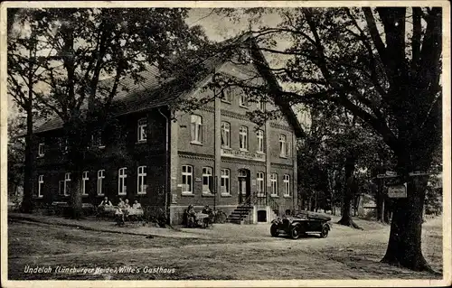 Ak Undeloh Lüneburger Heide, Witte's Gasthaus, Bes. H. Heitmann