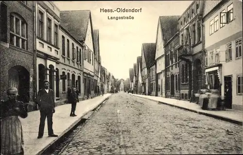 Ak Hessisch Oldendorf an der Weser, Langestraße