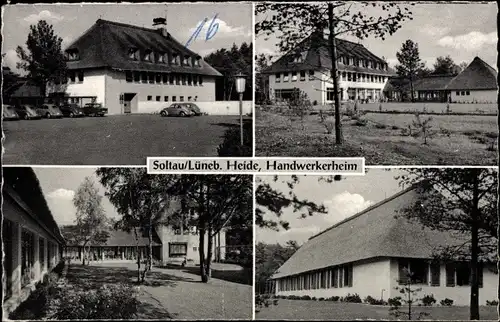 Ak Soltau Lüneburger Heide Niedersachsen, Handwerkerheim