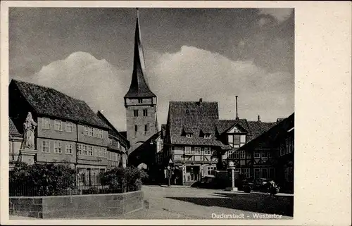 Ak Duderstadt im Eichsfeld, Westertor