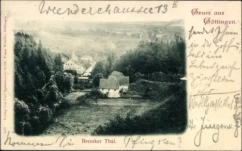 Ak Bremke Gleichen Landkreis Göttingen, Bremker Tal