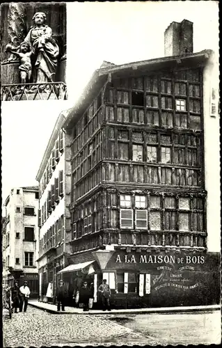 Ak Mâcon Saône-et-Loire, Holzhaus