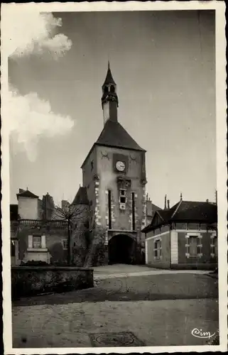 Ak Bourbon Lancy Saône et Loire, Der Belfried