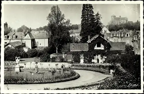 Ak Le Mans Sarthe, Der Botanische Garten