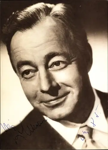 Ak Schauspieler Heinz Rühmann, Portait, Autogramm