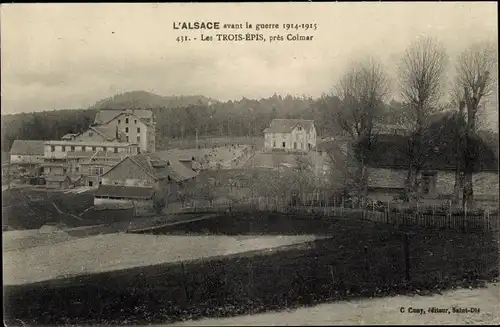 Ak Trois Épis Drei Ähren Elsass Haut Rhin, Blick auf den Ort, I. WK