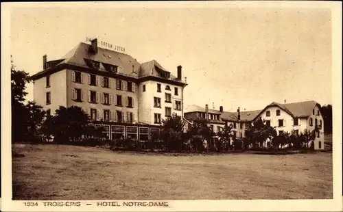 Ak Trois Epis Drei Ähren Elsass Haut Rhin, Hotel Notre Dame