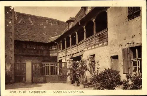 Ak Turckheim Turkheim Alsace Haut Rhin