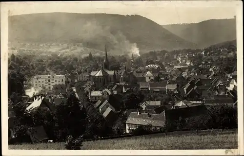 Postkarte Niederbronn les Bains Bad Niederbronn Elsass Bas-Rhin, Gesamtansicht