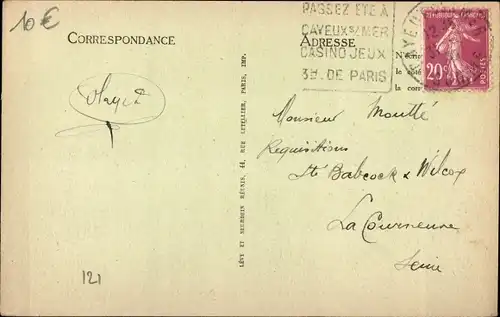 Ak Cayeux sur Mer Somme, Rue du Phare