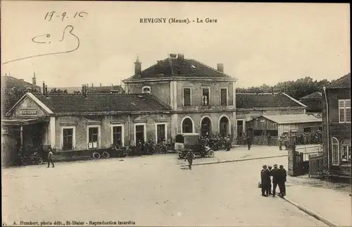 Ak Revigny Meuse, La Gare