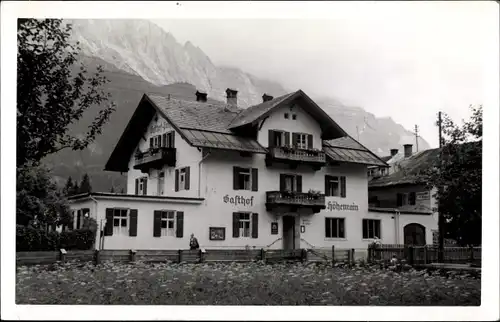 Foto Ak Grainau in Oberbayern, Gasthof Höhenrain