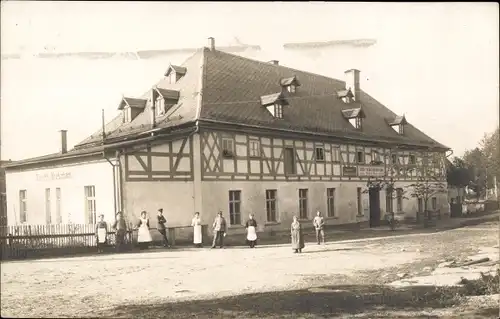 Foto Ak Kretzschau im Burgenlandkreis, Gasthof zum Gericht