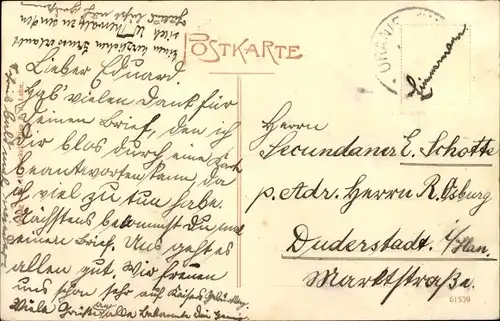 Ak Diez an der Lahn, Kadettenhaus Oranienstein, Lehrgebäude