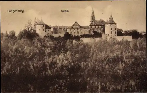 Ak Langenburg in Württemberg, Schloss