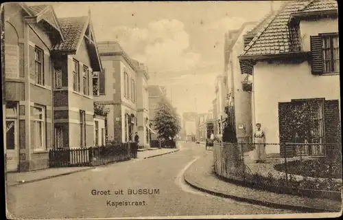 Ak Bussum Nordholland Niederlande, Kapelstraat