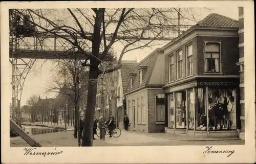 Ak Wormerveer Nordholland Niederlande, Zaanweg