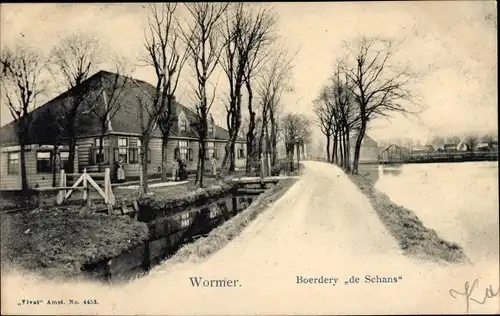 Ak Wormer Nordholland, Boerdery de Schans