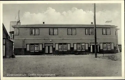 Ak Kornwerderzand Friesland Niederlande, Zuiderzeewerken, Cantine