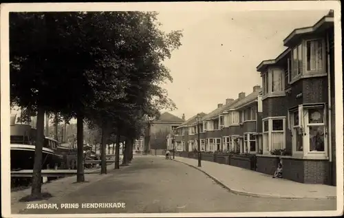 Ak Zaandam Zaanstad Nordholland, Prins Hendrikkade