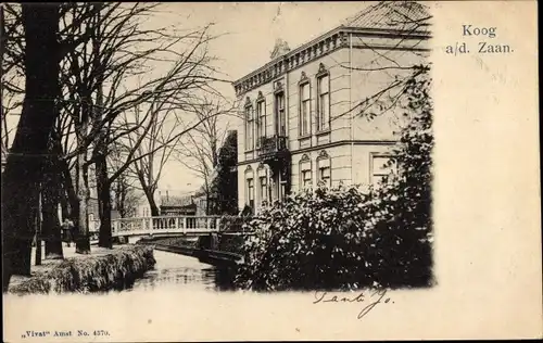 Ak Koog aan de Zaan Nordholland Niederlande, Villa