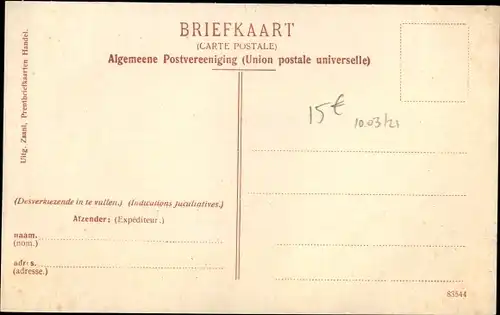 Ak Zaandam Zaanstad Nordholland, Westzijde b/d Mallegatsluis