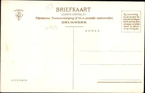 Ak Zaandam Zaanstad Nordholland, Gedempte Gracht