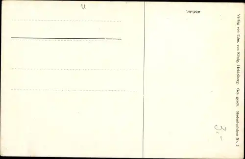 Studentika Künstler Ak Mühlberg, Georg, Abfuhr nach der Mensur