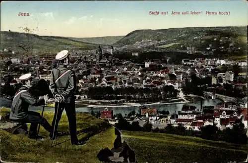 Studentika Ak Jena in Thüringen, Panorama vom Ort, Studenten, Jena soll leben
