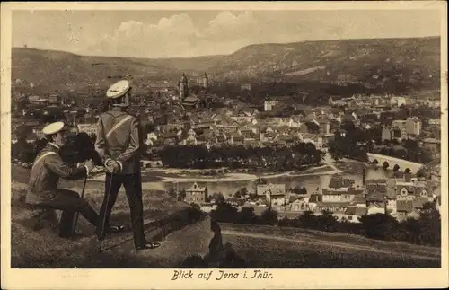 Studentika Ak Jena in Thüringen, Panorama vom Ort, Studenten, Jena soll leben