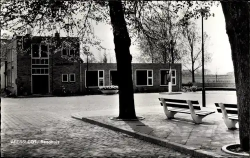 Ak Akersloot Nordholland Niederlande, Raadhuis