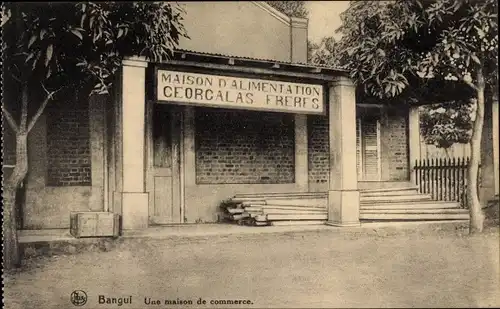 Ak Bangui Zentralafrikanische Republik, Maison D´Alimentation Ceorcalas Freres, Maison de commerce