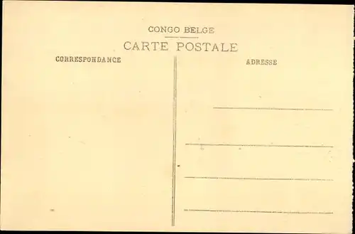 Ak RD Kongo Zaire, Fischer Asserongo eine Banane