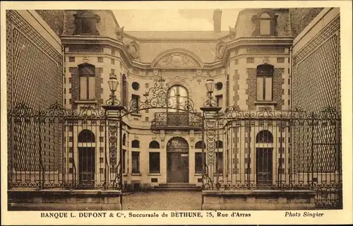 Ak Béthune Pas de Calais, Banque L. Dupont