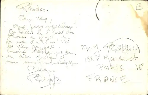 Ak Insel Rhodos Griechenland