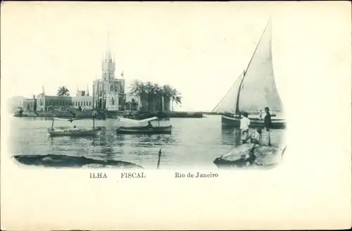 Ak Rio de Janeiro Brasilien, Ilha Fiscal