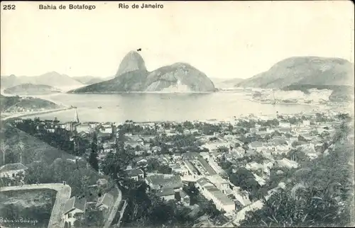 Ak Rio de Janeiro Brasilien, Bahia de Botafogo