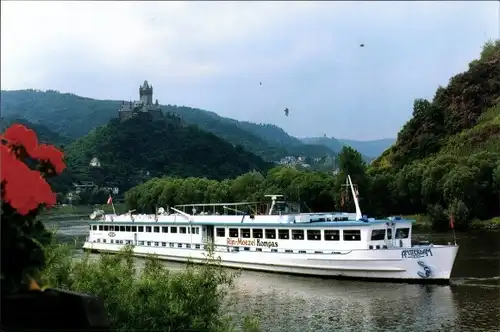 Ak Schiff MS Amsterdam, Rheinfahrt