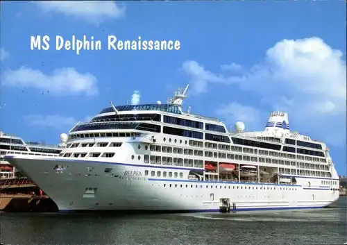 Ak Fährschiff MS Delphin Renaissance