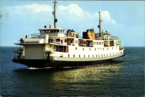 Ak Texel Nordholland Niederlande, Veerboot Texelstroom