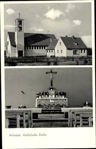Ak Walsrode in der Lüneburger Heide, Katholische Kirche, Altar