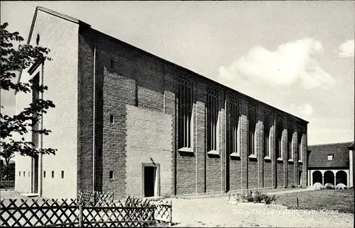 Ak Lebenstedt Salzgitter in Niedersachsen, Kath. Kirche