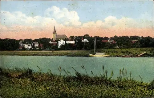 Ak Lesum Burglesum Bremen, Bremische Schweiz, an der Lesum