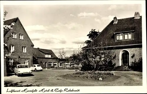 Ak Harsefeld im Kreis Stade, Hotel und Café Rakebrandt, Jahnstraße 5