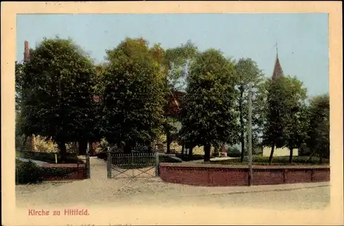 Ak Hittfeld Seevetal in Niedersachsen, Kirche