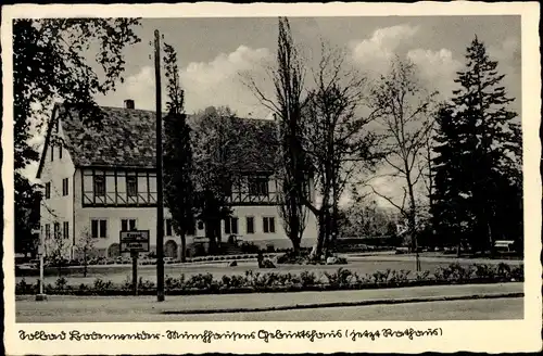 Ak Bodenwerder an der Weser, Münchhausens Geburtshaus, jetzt Rathaus