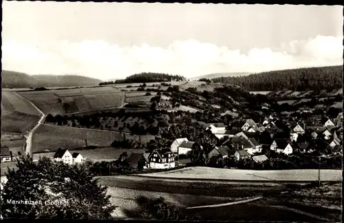 Ak Merxhausen Heinade am Solling, Ortsansicht