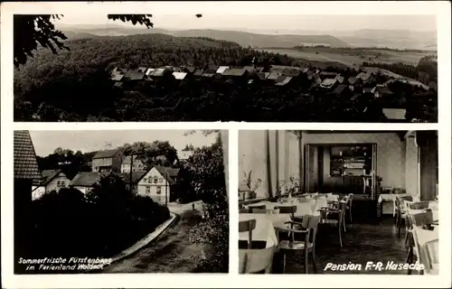 Ak Fürstenberg Lichtenfels in Hessen, Ferienland Waldeck, Stadtpanorama