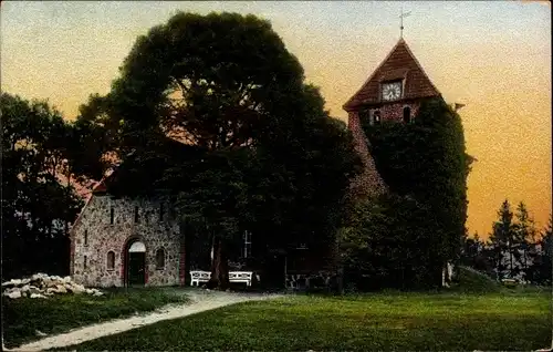 Ak Thomasburg Lüneburger Heide, Alte Kirche a.d. Jahre 1059 z. Zt. der Billunger