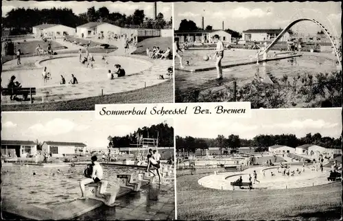 Ak Scheeßel in Niedersachsen, Sommerbad